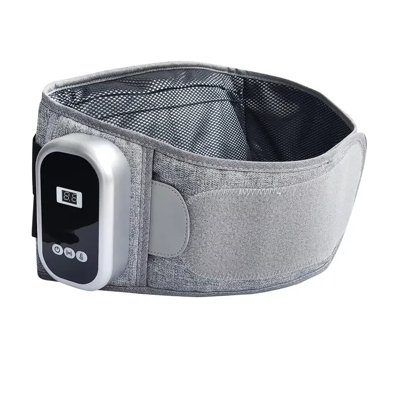 Electric Lumbar Heating Massage Belt for Back Pain Waist Warm Compress Vibration Cramp Relief