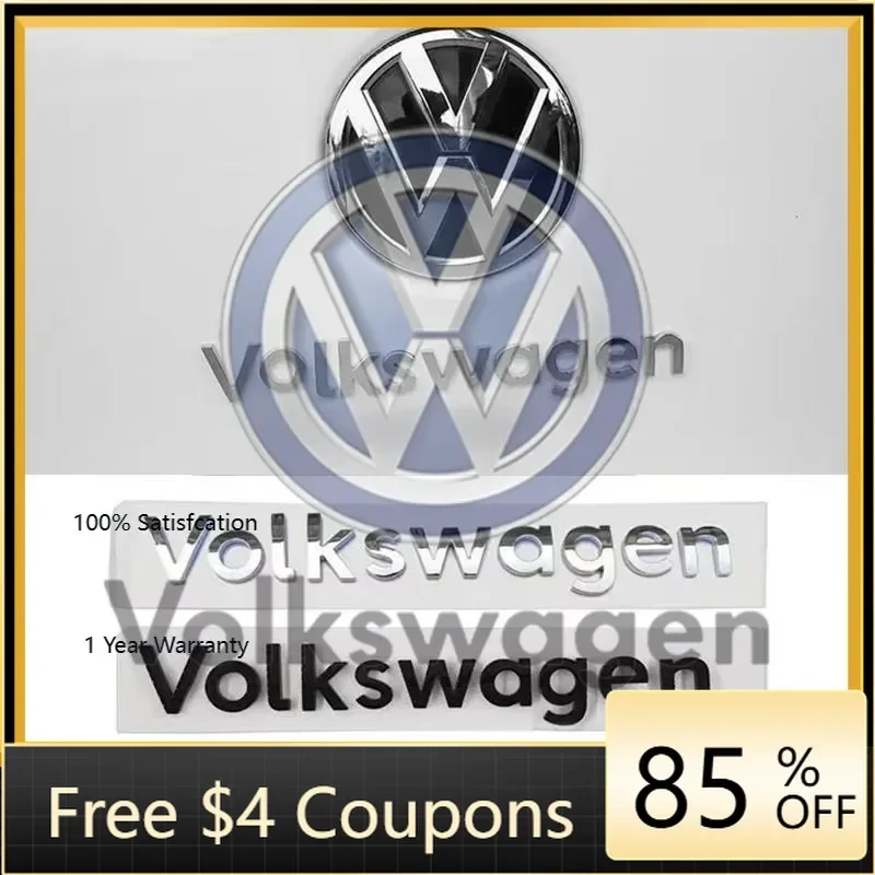 

Styling Mouldings For VW VOLKSWAGEN New ABS Car Trunk Volkswagen Logo Decorative Sticker Auto Styling Emblem Badge Sticker Decal