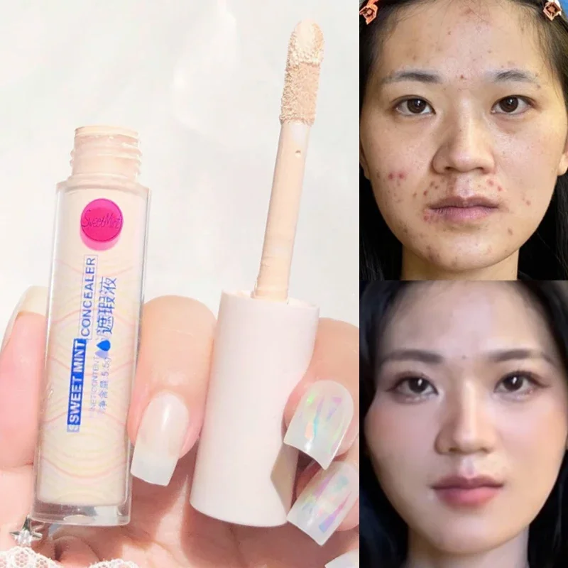 Full Cover Liquid Concealer Foundation Natural Waterproof Lasting Brightening Makeup Dark Circles Corrector Concealer Cosmetics