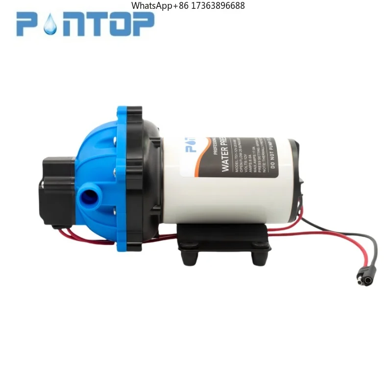 12V DC RV Fresh Water Pump 5.5GPM 60PSI Five Chamber Self-Priming Diaphragm Pumps