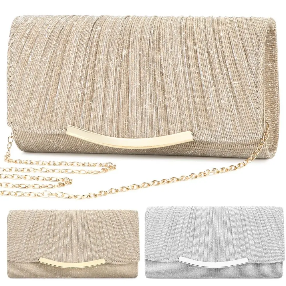 Solid Color Flap Wedding Bag Women Envelope Lady Evening Bag Wedding Party Prom Clutch Bag Messenger Handbag