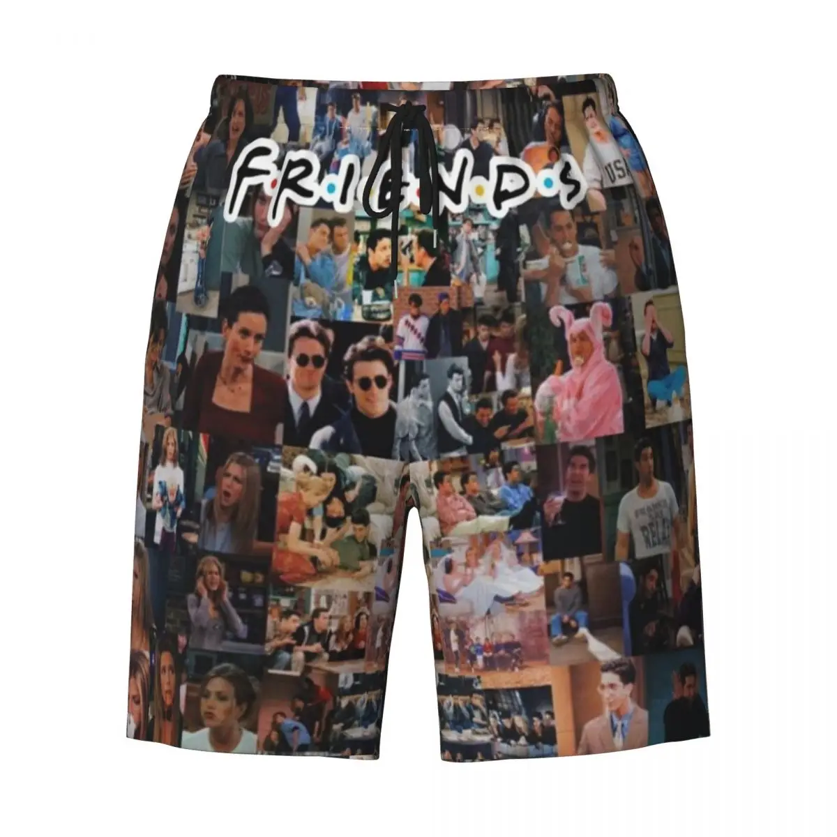 Bathing Suit Friends Board Shorts Summer Comedy American Television Beach Short Pants Men Sports Fitness Fast Dry Beach Trunks