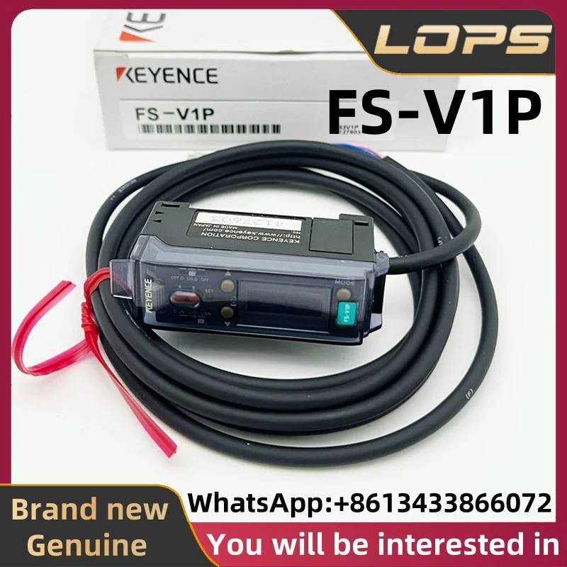 FS-V1P KEYENCE مستشعر الألياف الضوئية الأصلي الجديد بنظام أحادي الخط، مكبر للصوت، مخزون كبير متوفر، مرحبا بكم في التشاور.