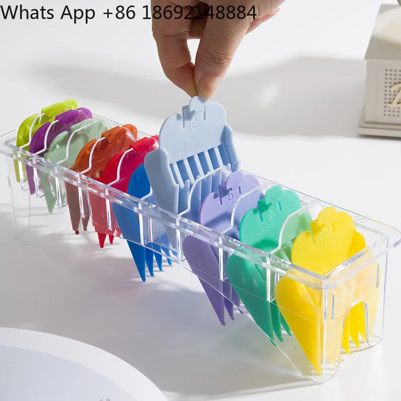 Haircut caliper Limit comb Hair cutting accessories, oil head electric push shear Magnetic positioning comb caliper