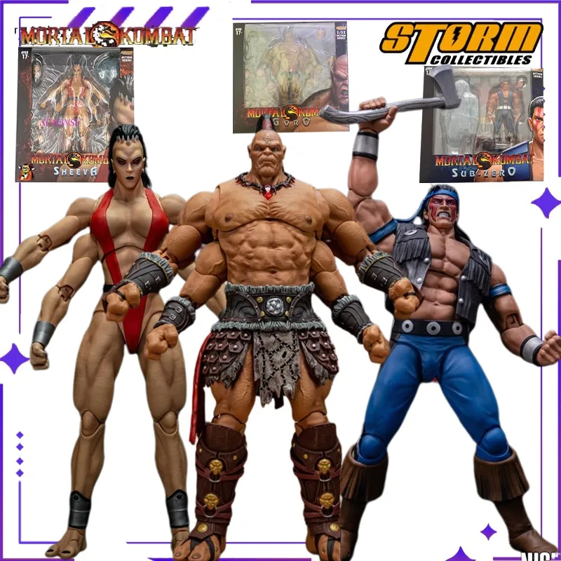 Authentieke Storm Collectibles Originele Mortal Kombat SHEEVA 1/12 Game Mobile Doll Model Handgemaakte Toy Boy Gift Collection op voorraad