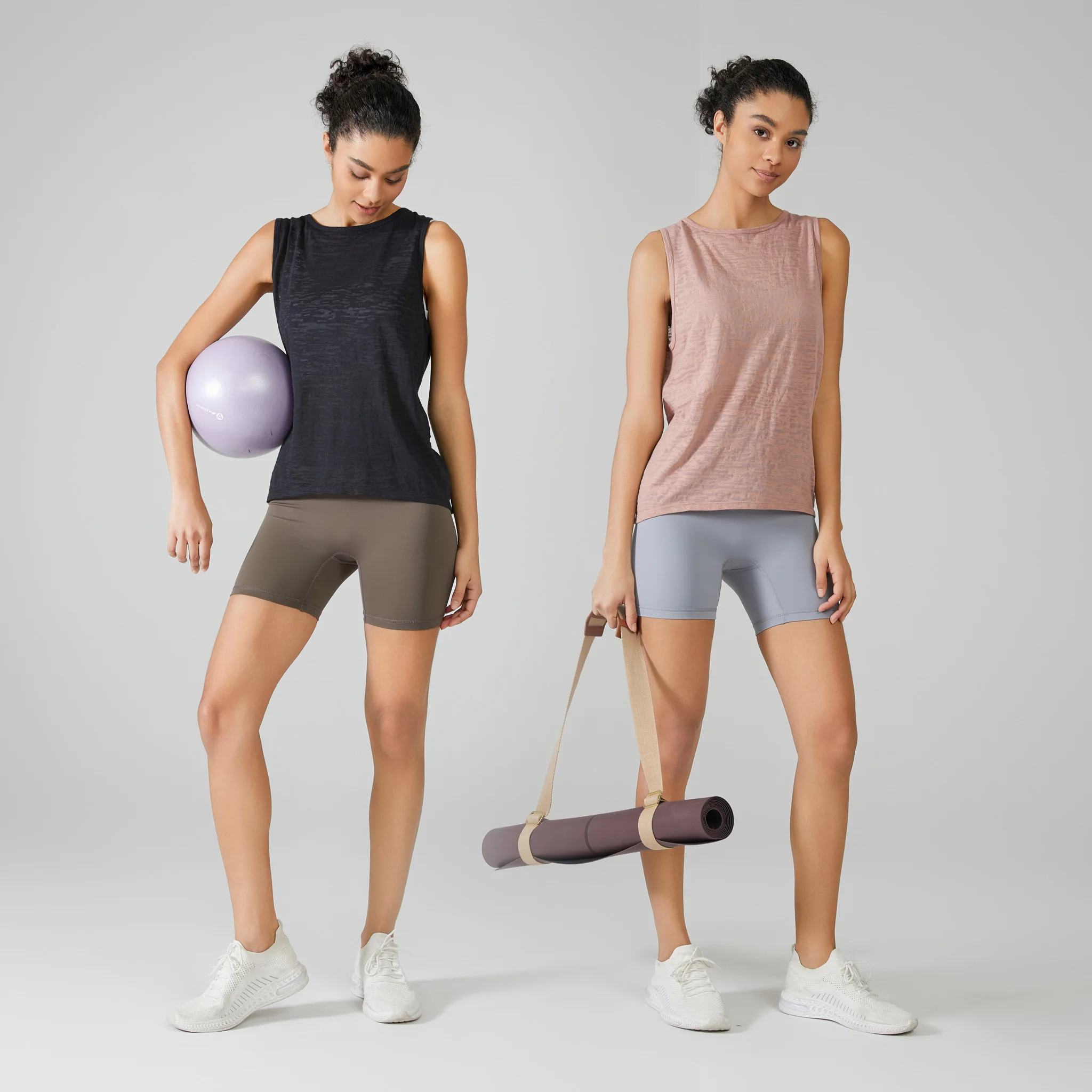 Camisetas sin mangas de entrenamiento con espalda cruzada para mujer, camisetas de entrenamiento para correr en gimnasio, chaleco de Yoga deportivo