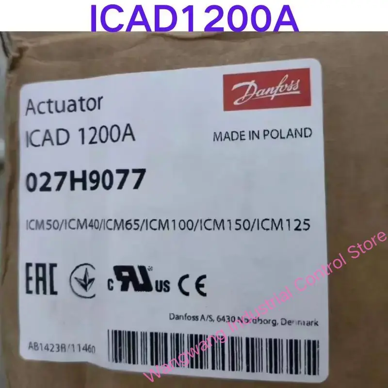 Brand-new  Electric valve actuator ICAD1200A; 027H9077