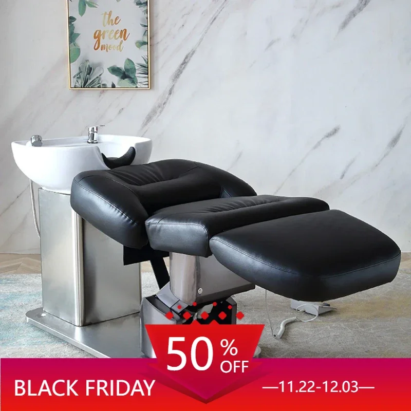 Spa Hair Bed Recliner Machine Aesthetic Chair Equipment Beauty Thai Lifting Shampoo Hairdressing Seats Headspa Cadeira Pedicure