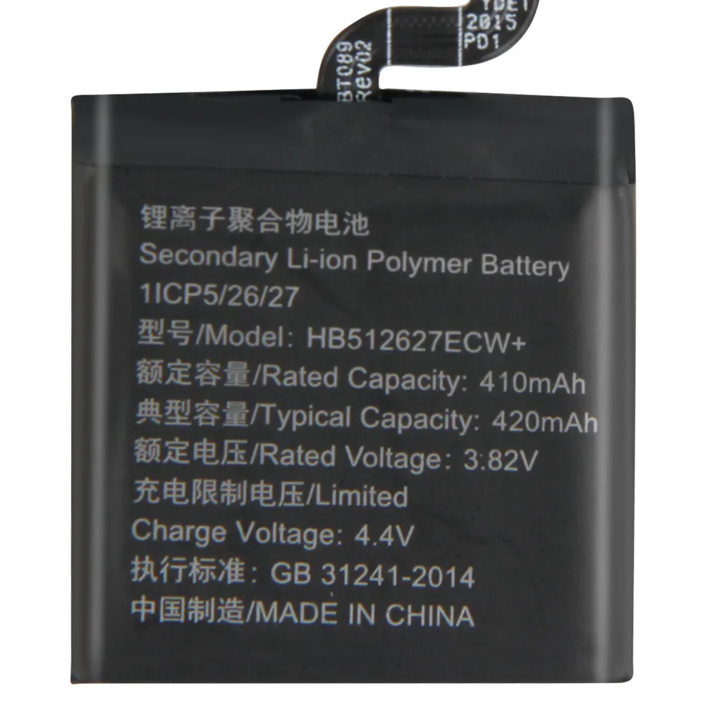 HB512627ECW+ Replacement Battery For Huawei Watch GT 46MM 420mAh with Tools