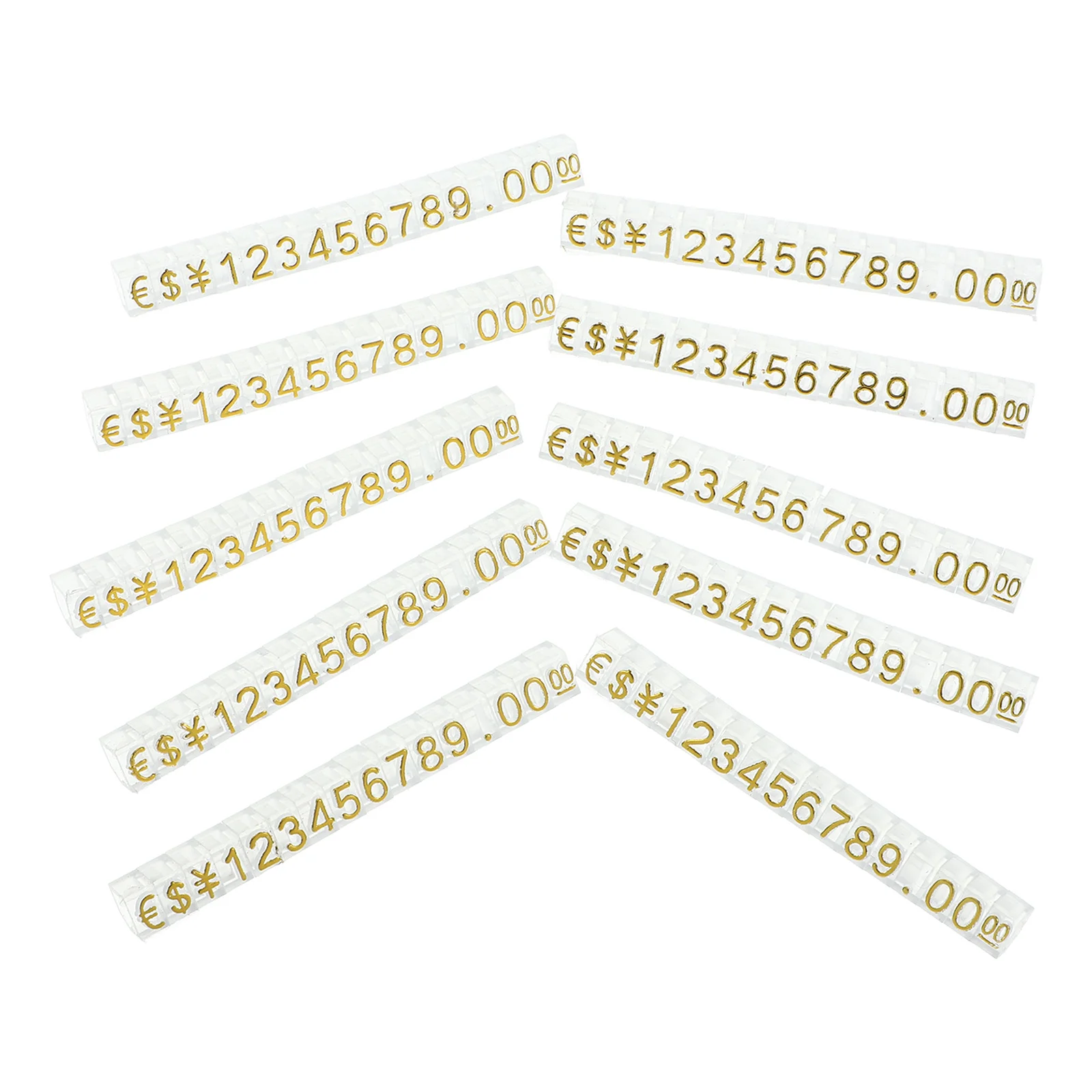 

20 Pcs Display Sign Pricing Tag Displays for Prices Small Retail Signs Counter Stand