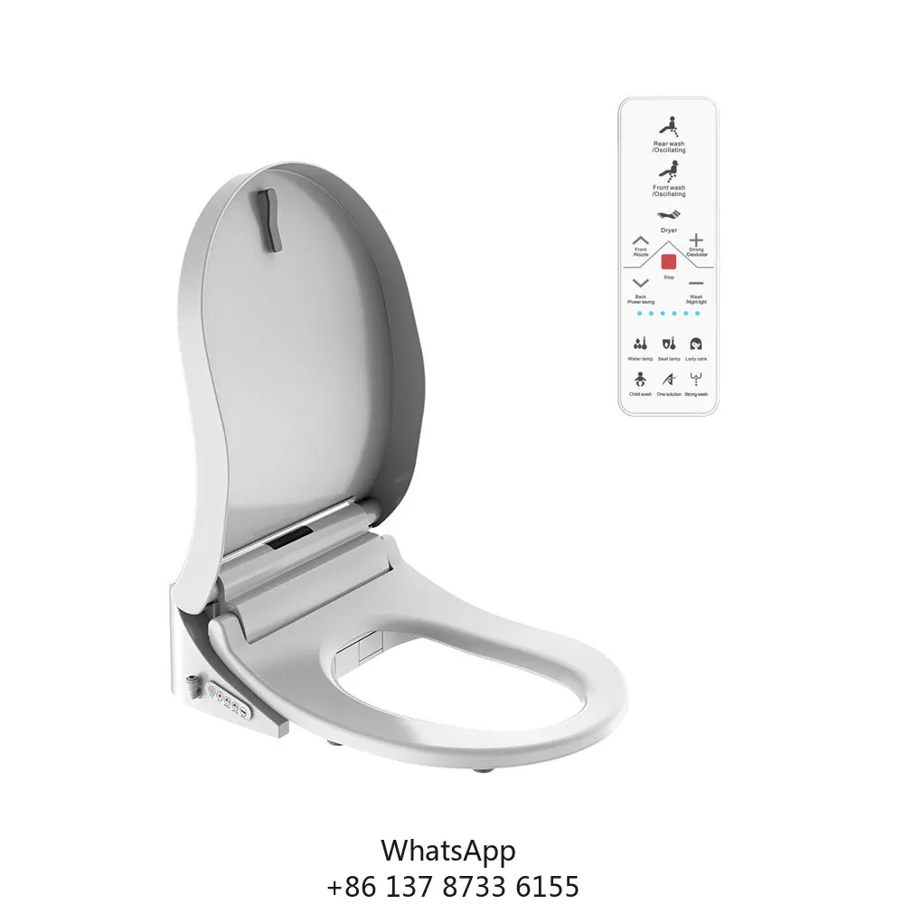 Ultra Slim Heated Water Bidet Seat With Smart Bidet Seat Cover