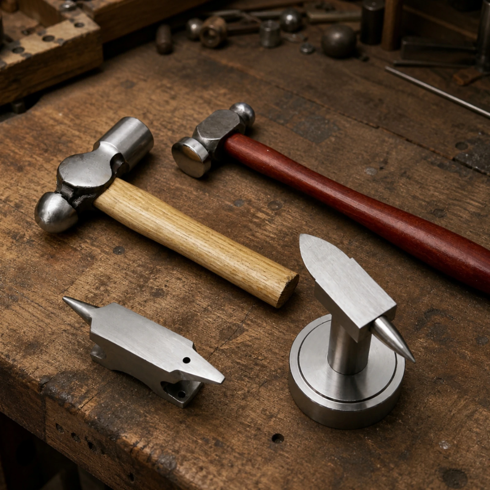 Jewelers Tools Set Reliable Jewelry Metalworking Anvil and Hammer Kit Loop Forming Tool Set with Anvils and Hammers Long-Lasting