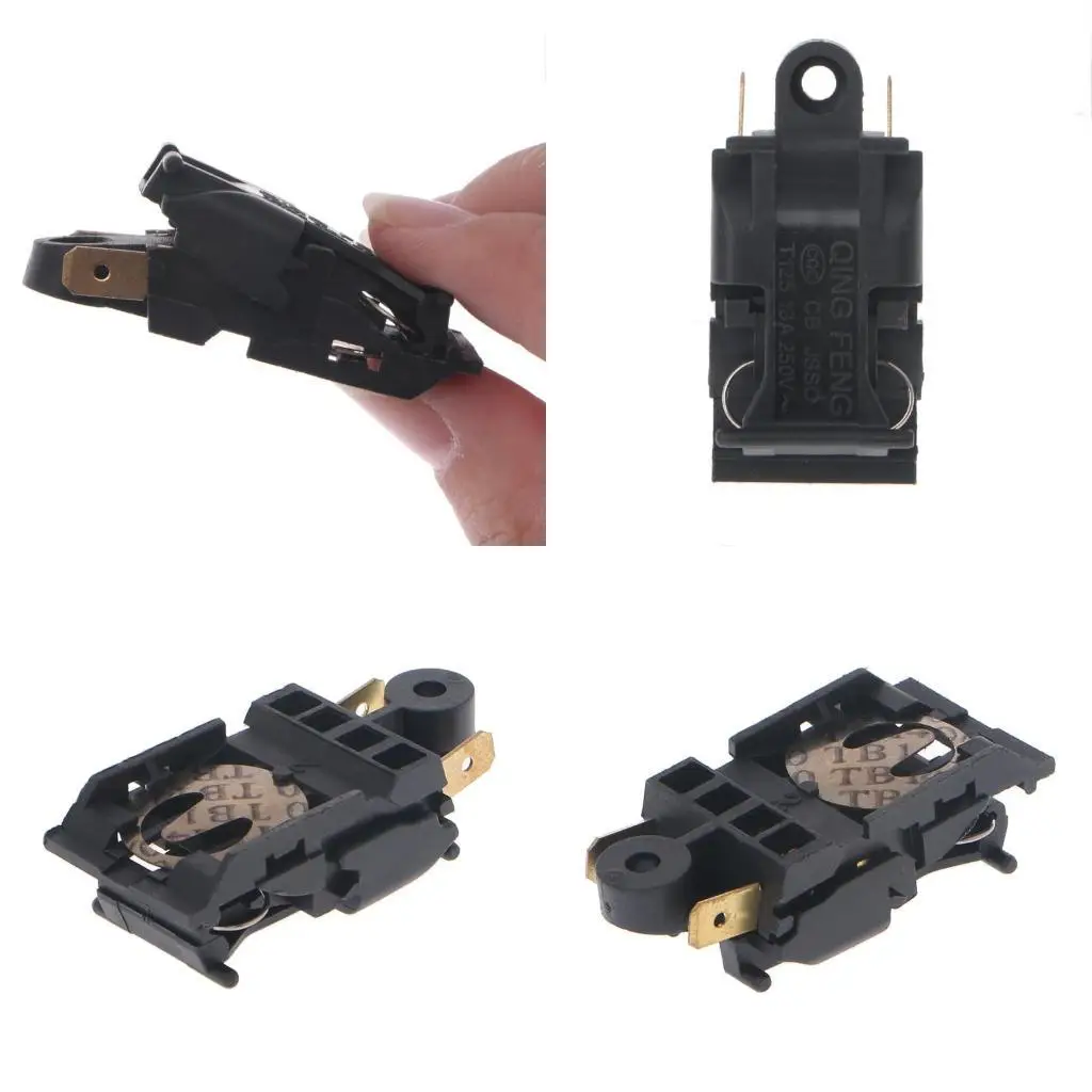 

Y1UD Electric Kettle Steam Pressure Jump Switch Replacement Black Boiler Thermostat Switches Kitchen Appliance Parts Durable