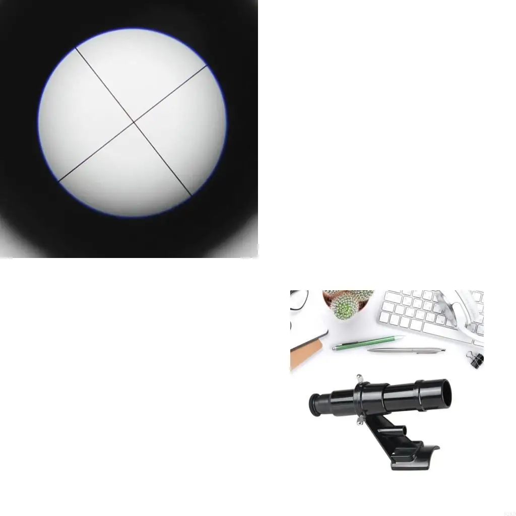 62KD 5x24 Finder Plastic Resin Lens for Telescopes, Durable Construction