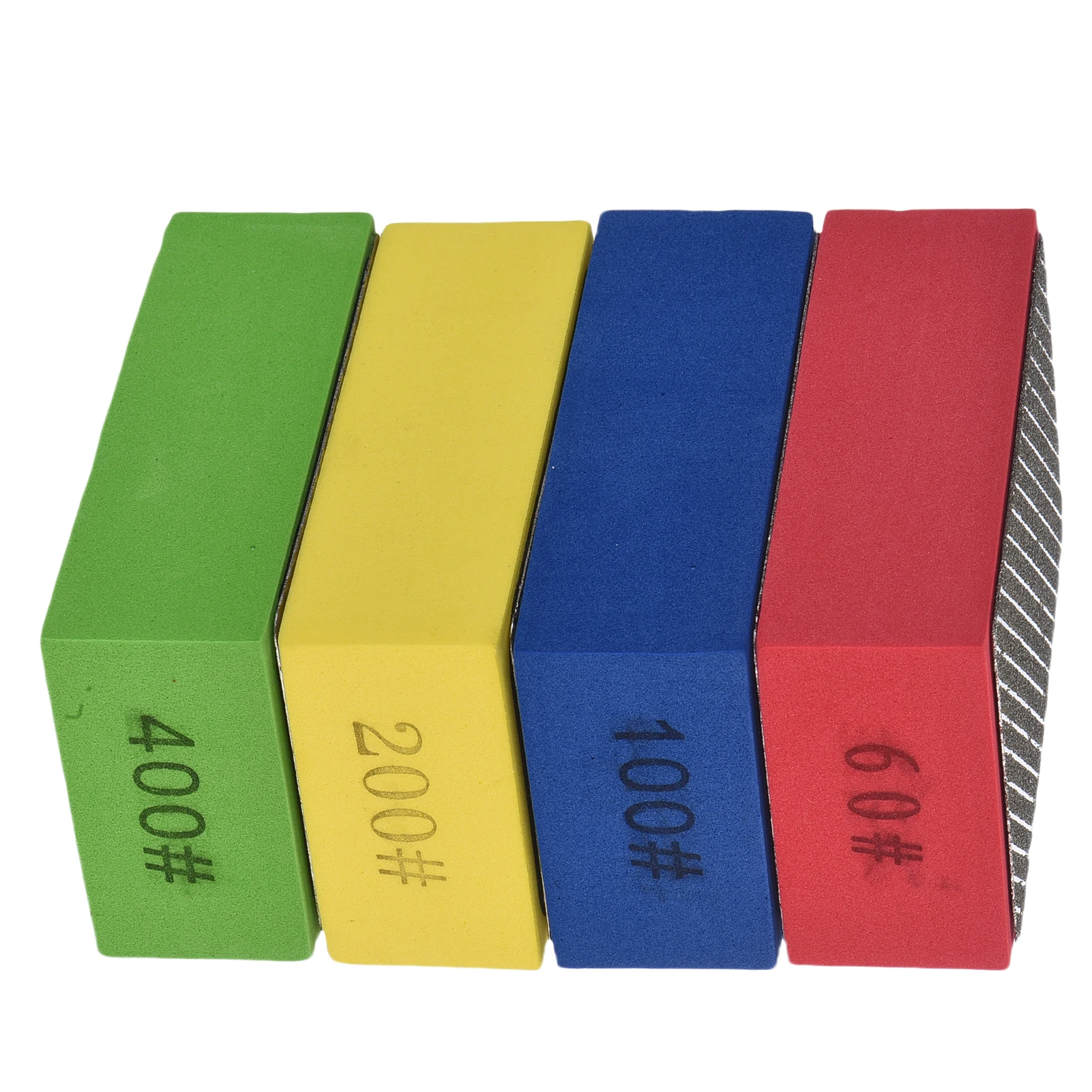 

Diamond Hand Polishing Pads Set Sanding Block Sharp Glass Grinding Polishing Pad Hand-Held Sanding Block for Stone Glass Metal