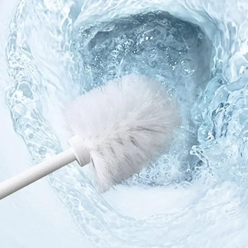 1PC Universal Replacement Toilet Brush Head Holder White Black Clean Spare Tools Home Bathroom Accessories