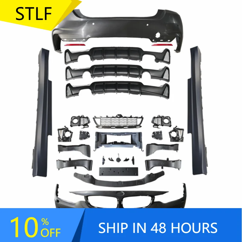 

STLF2025Car Accessories M SportStyle Body Kit CarBumpers Front Lip Rear Diffuser Side Skirts for BMWsF32Body Kit M Tech Car Part
