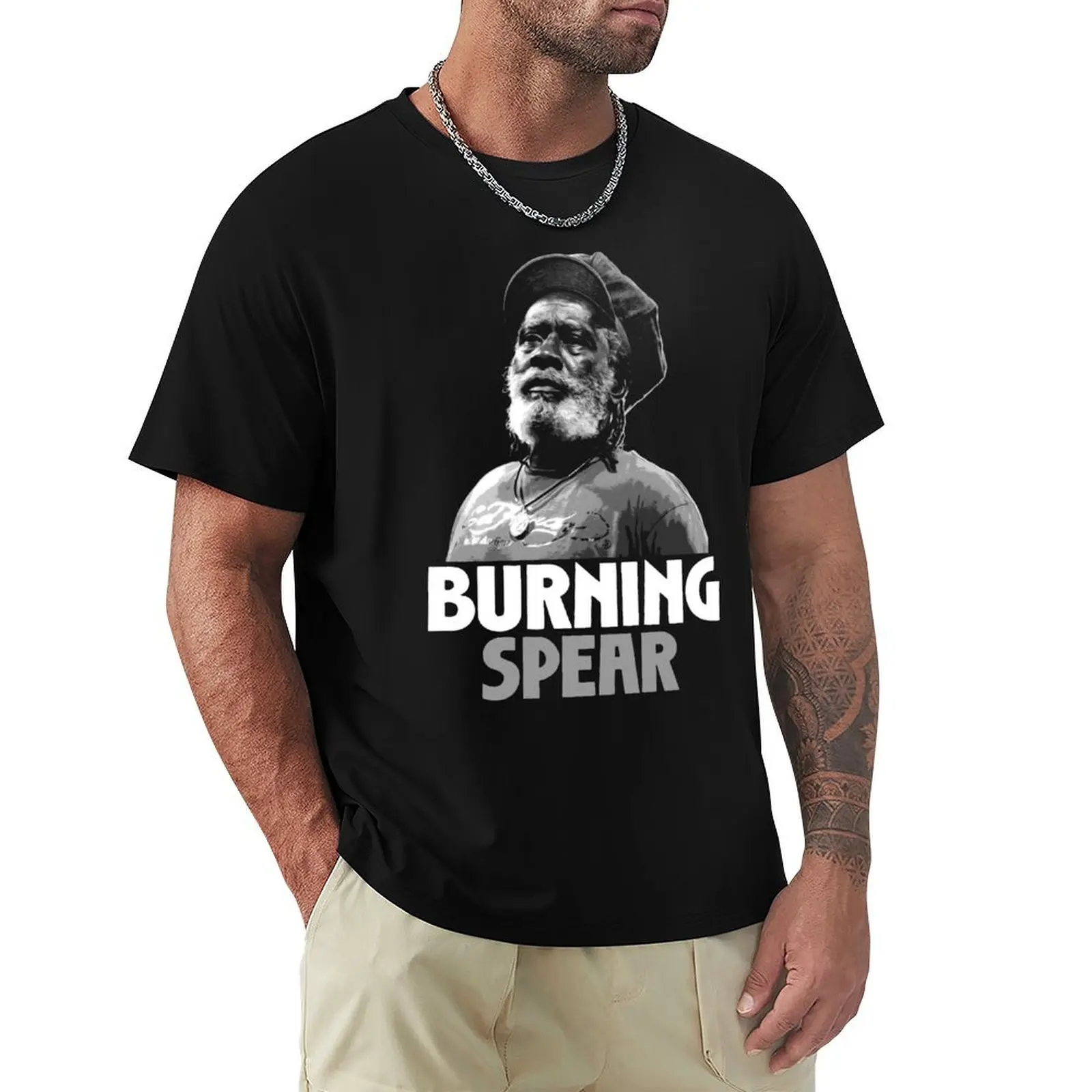 BURNING SPEAR T-Shirt UV Protection Outdoor Tee Shirt