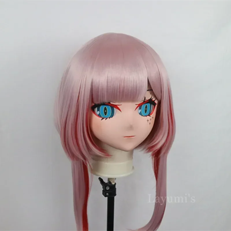 (B69) Customized Lifesize Mask Crossdressing with Backshell Silicone Anime takt op Destiny Kigurumi Mask Cosplay