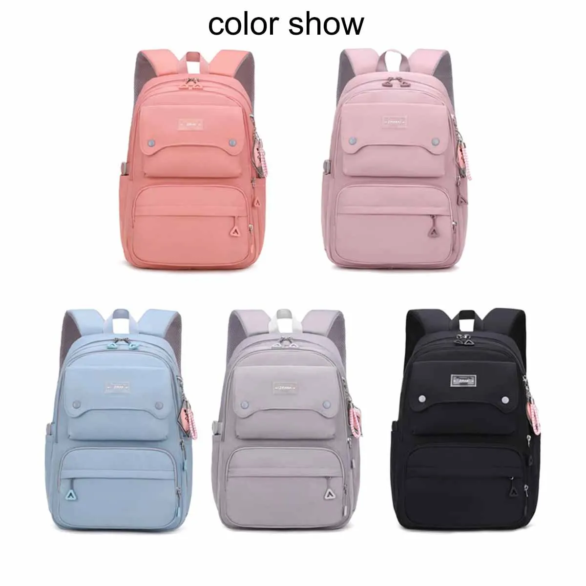 Mochila informal para adolescentes, bolso para ordenador portátil de viaje diario para mujer