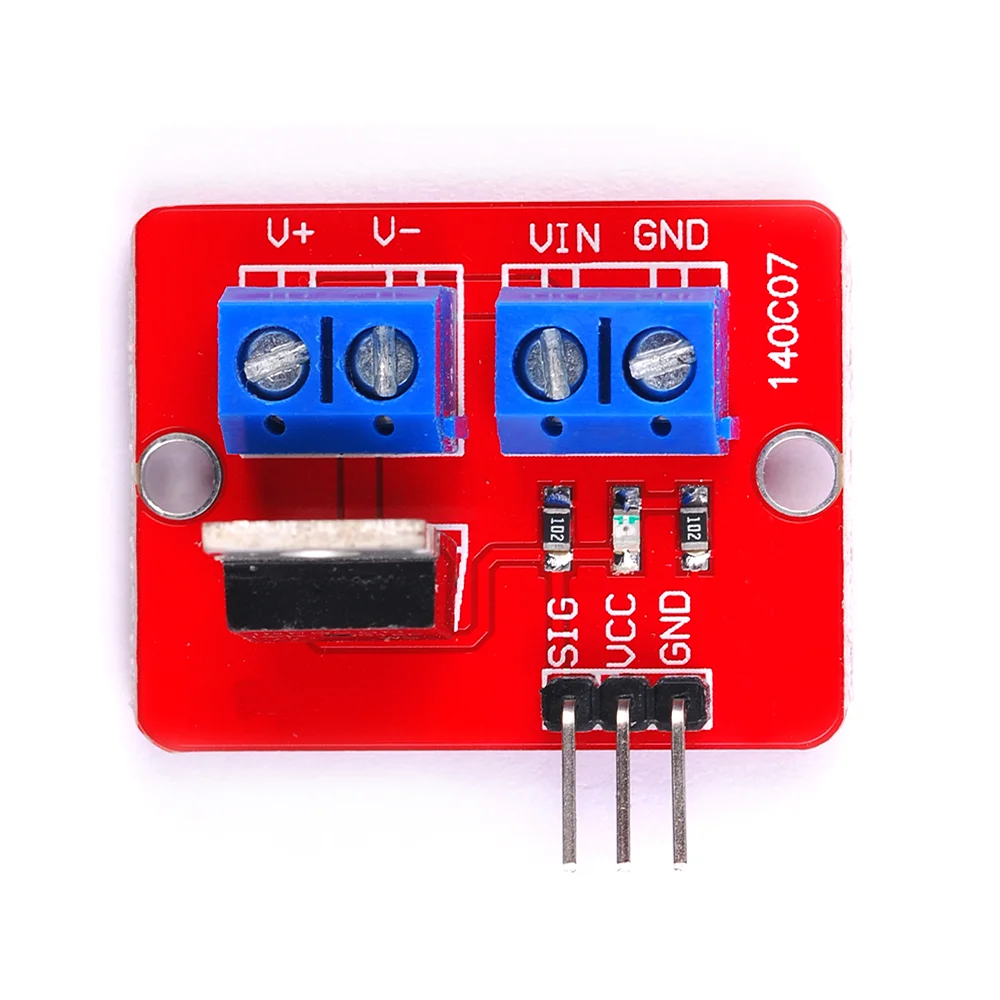 Picture 3: 0-24V Top Mosfet Button IRF520 MOS Driver Module For Arduino MCU ARM Raspberry pi