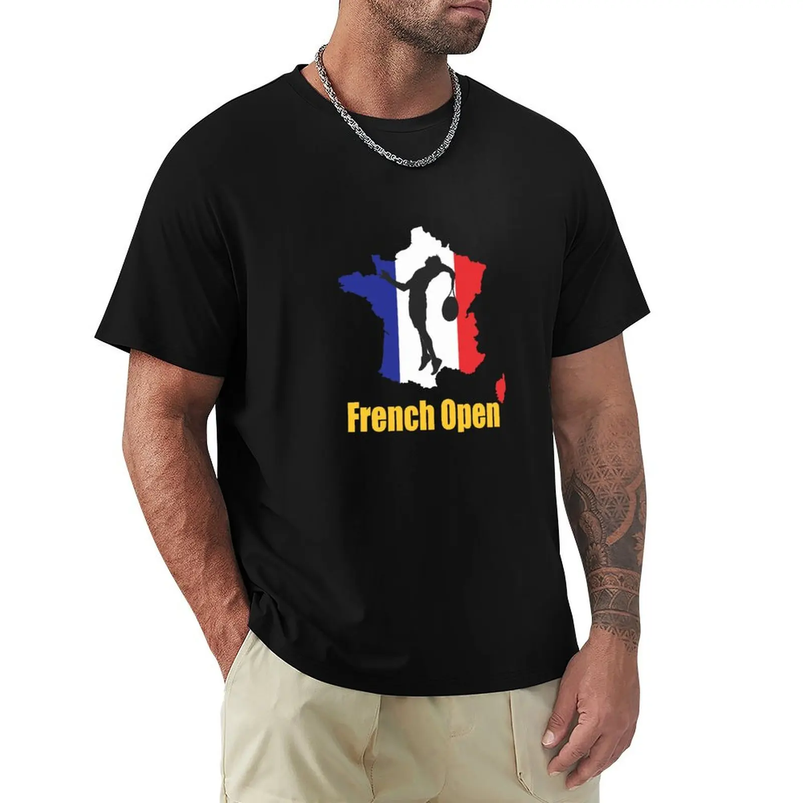 

2020 Tennis French Open T-Shirt Classic Print Short Sleeve Shirt