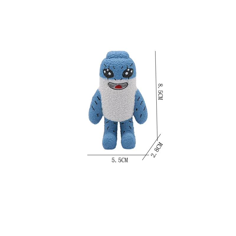 جديد 6/8 قطعة سرقة لعبة Brainrot أرقام PVC نموذج اللعب رقم. 9 والرقم. 67 مجموعة ديكورات مكتبية هدية عيد الميلاد للأطفال #2