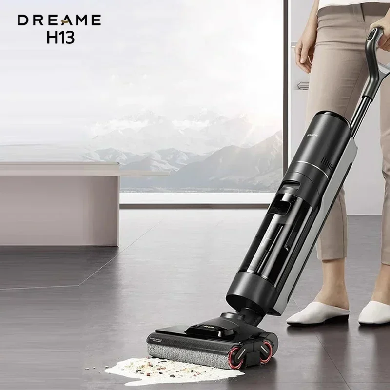 

Dreame H13 Floor Scrubber with Dual Roller Brush Self-cleaning Heat Drying Sterilization Mopping Scrubbing Cleaning Machine