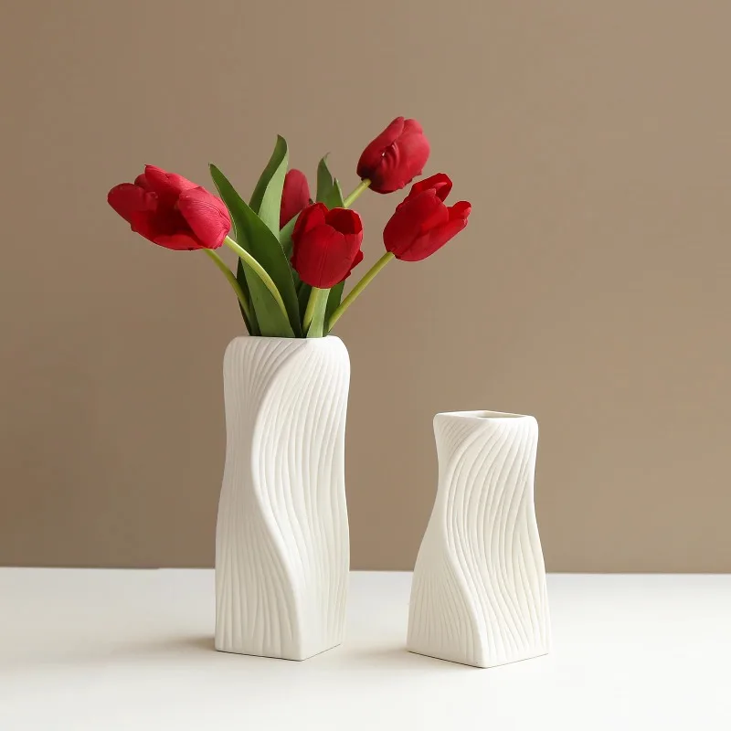 

Light Luxury High Class Vase Art Living Room Decorative Item Design Sense Creative Minimalist Vases Vaas Home Decoration