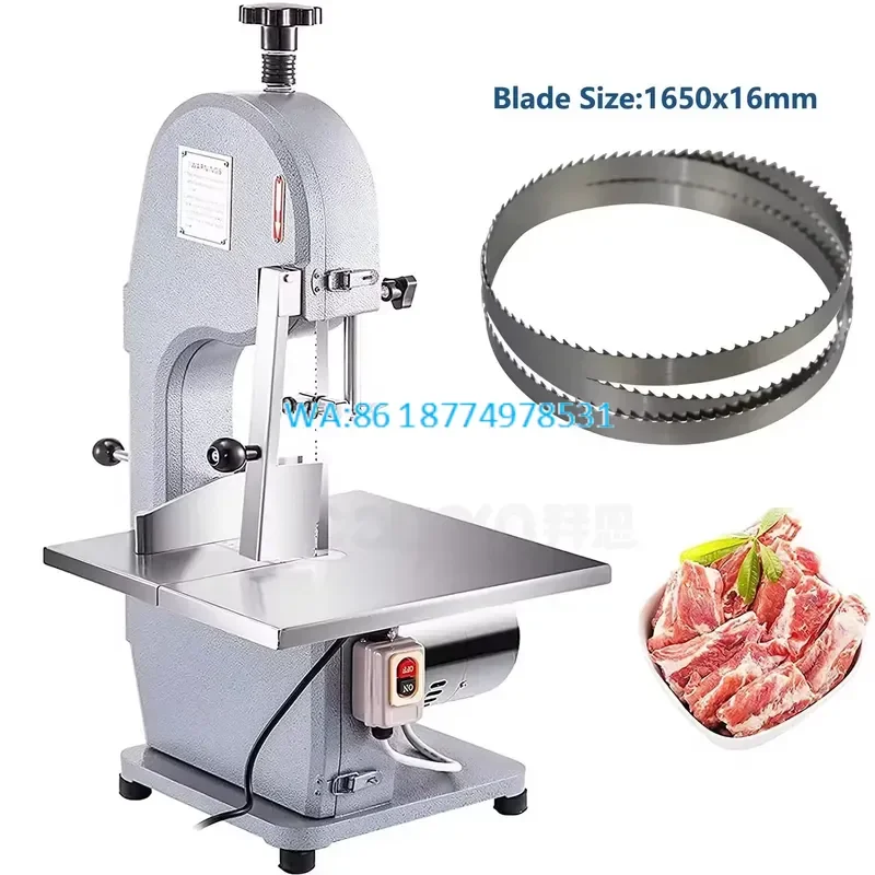 Wmwmnu Heavy Duty Commercial Automatic Frozen Meat and Bone Sawing for Frozen Beef Fish Meat Cutter