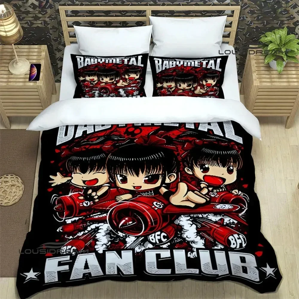 

babymetal combination printed Bedding Sets exquisite supplies set duvet cover bed comforter set bedding set luxury birthday gift