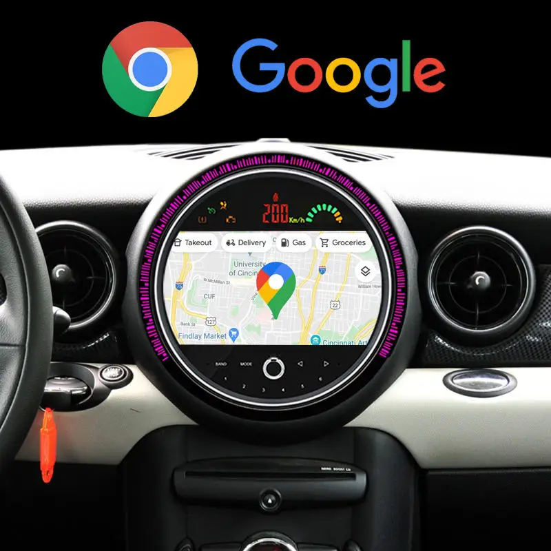 9 Inch Android 14 System Car DVD Player Multimedia GPS Navigation for BMW Mini F54 F60 2016-2023
