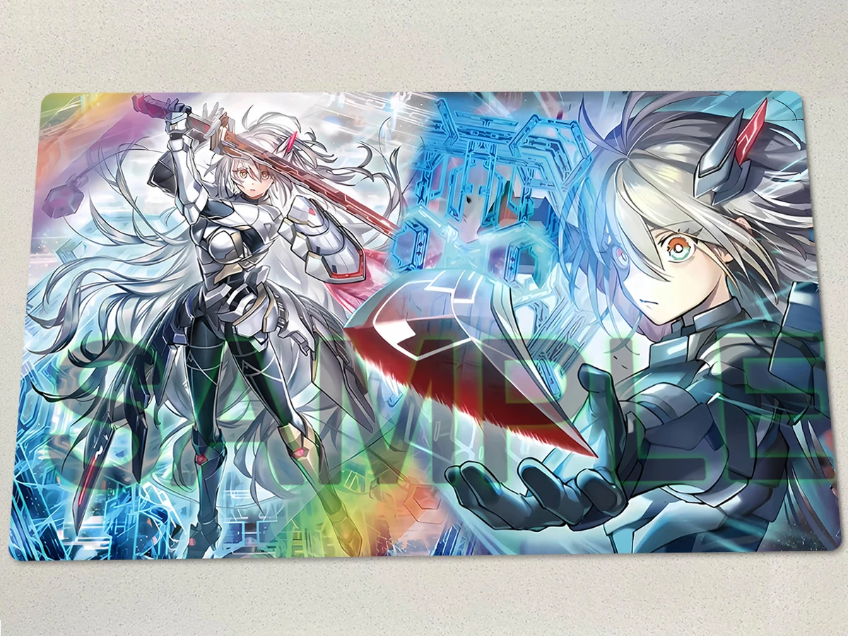 YuGiOh 1Sky Striker Alternative - Lemnis Gate Playmat Sky Striker Ace - Zero TCG Mat CCG Trading Card Game Mat Mouse Pad Bag