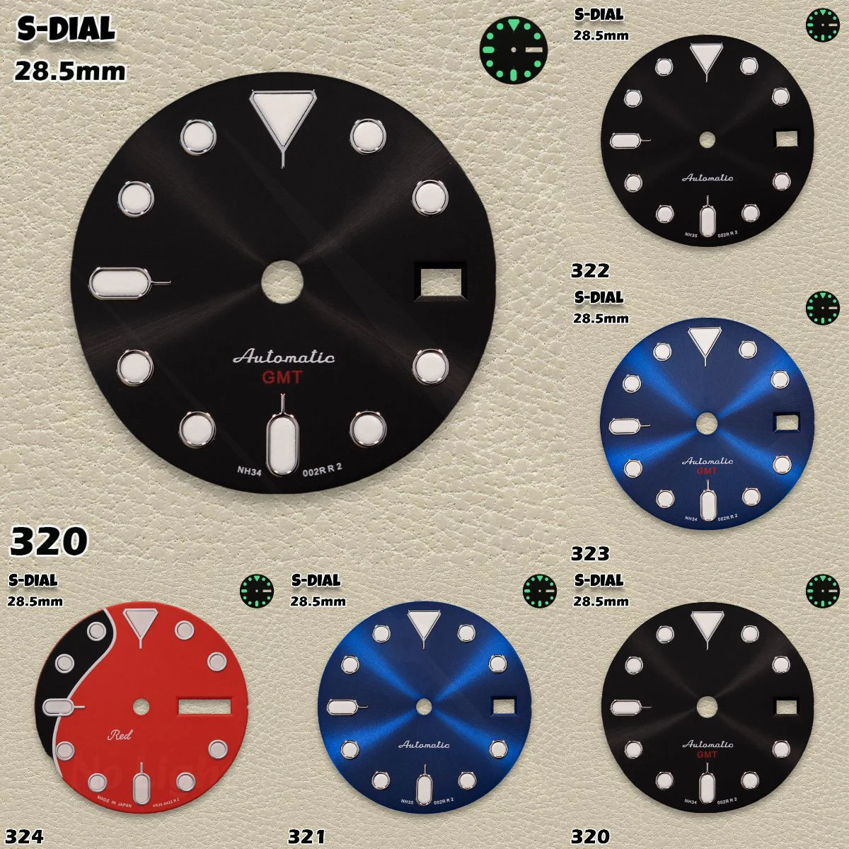 

Новый циферблат в стиле SKX007, 28,5 мм, для NH34/NH36/4R36 | Логотип SS и зеленое свечение - Аксессуары для модификации часов для мужчин