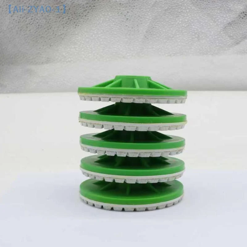 【ZYAO-1】Diskus Poles Keramik 80mm untuk Mesin Gerinda Sudut, Poles Kering Marmer Batu Kuarsa, Pembentukan Sudut, Pengasah Tepi