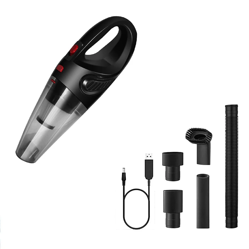 Handheld Vacuum Cleaner Cordless 120W 4500PA Strong Suction Rechargeable Lightweight Wet Dry Portable Car Vacuum Cleaner