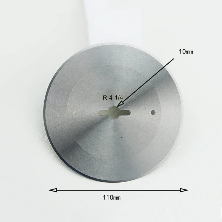 1PCS Breaking Machine Circular Knife R4 1/4 High Speed   Cutting Fabric Alloy Steel round Blade Sewing