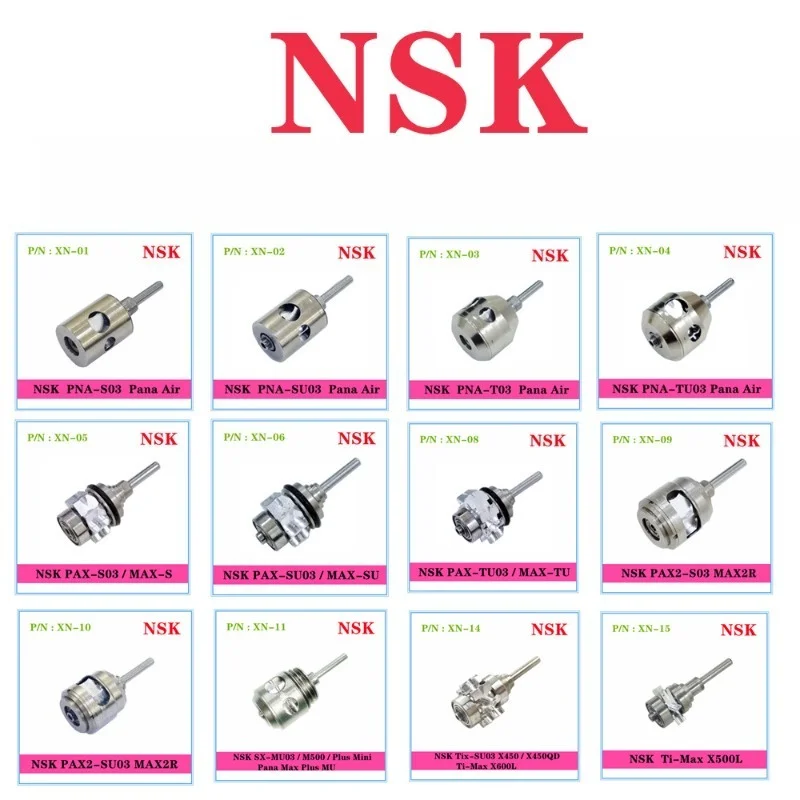 High-speed Dental Handpiece Air Turbine Cartridge Rotor Standard Torque Head NSK PANA MAX SU/TU MAX2R X450QD MAX PLUS M500/M600