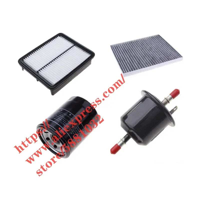 

4pcs/set Filter Set for JAC Refine S3 1.5/1.6 Air,Oil,Cabin,Fuel Filter