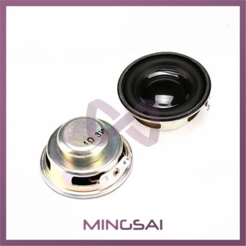 2PCS/Lot High Quality Speaker Horn 3W 4R Diameter 4CM Mini Amplifier Rubber Gasket Loudspeaker Trumpet