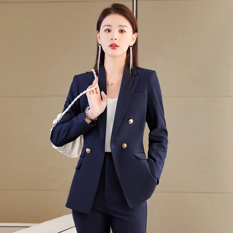 Suit Jacket Women's Civil Servant Interview National Examination Formal Suit Work Clothes Business Wear Elegant Business Suit Su