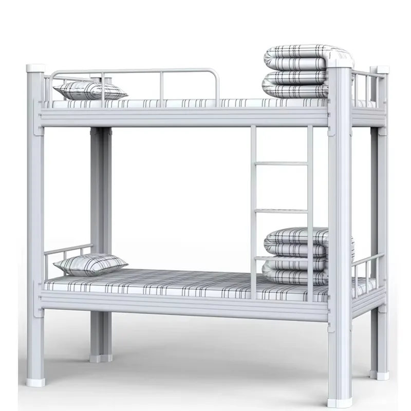 Hot Sale Double Size up Down Metal Bed Frame Unique Vintage Design for Bedroom Apartment Storage Best Price Loft Bunk Loft Bed