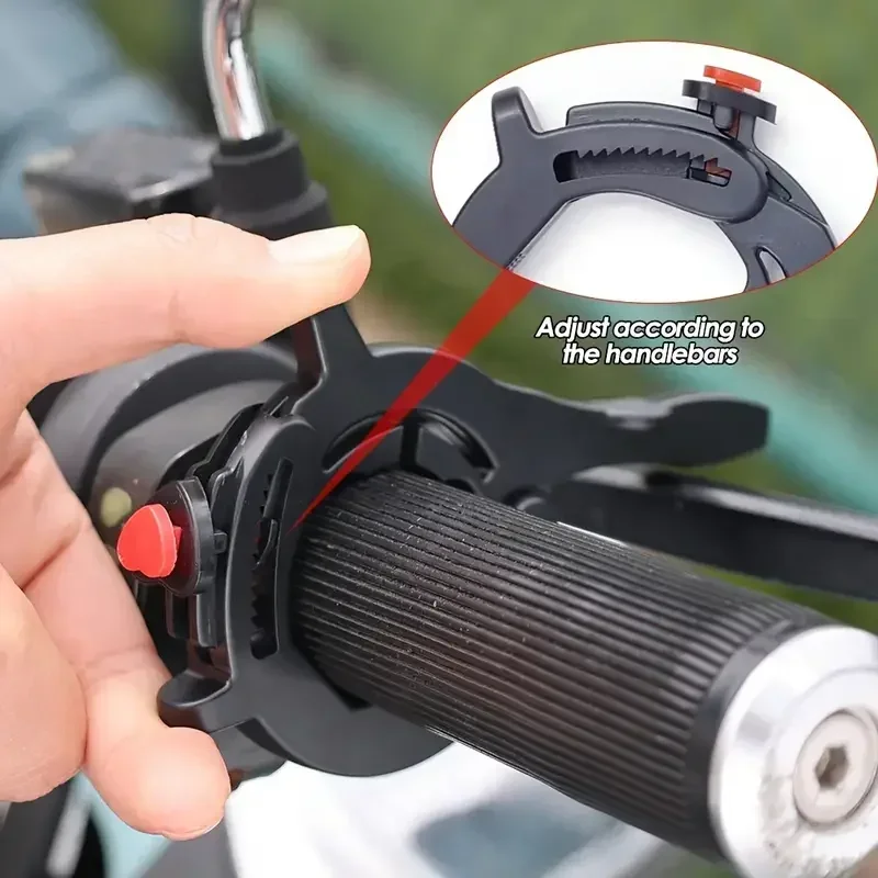 1pc Easy Grip Motorcycle cruise Control Throttle clamp - Suitable non-slip Abs handlebar grip enhances riding safety and comfort