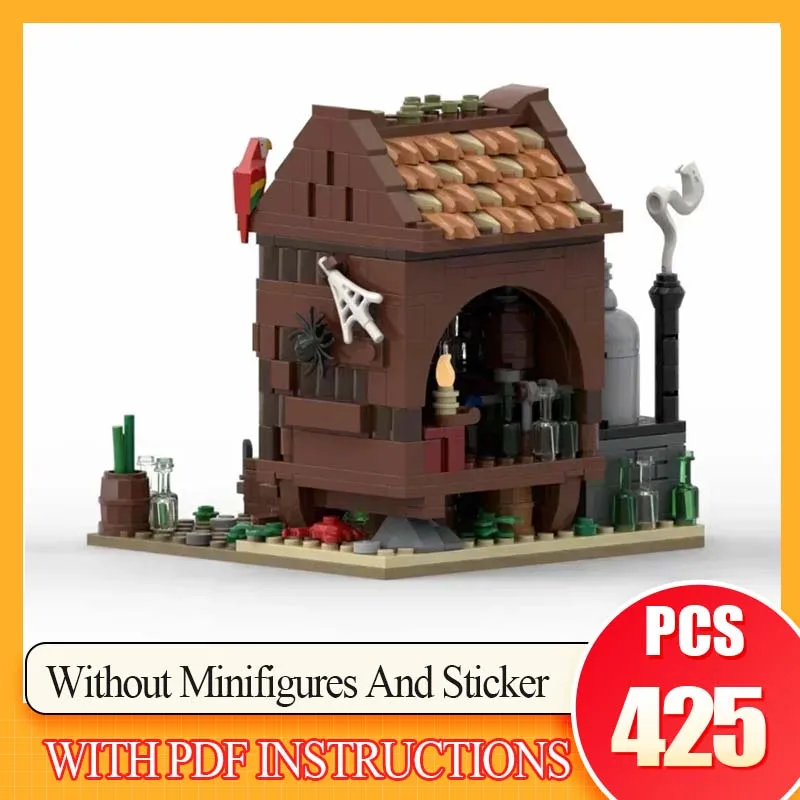 

Подарки на Рождество: Наборы для сборки DIY, модель пиратской улицы, технологичный модульный конструктор, имитация пивоварни, строительные блоки MOC