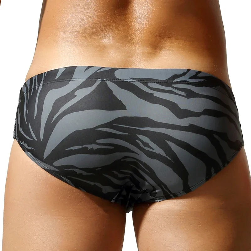 New Men's 10 Color Low-Rise Bikini Swim Briefs Swimming Trunks Size M-XXL image 6