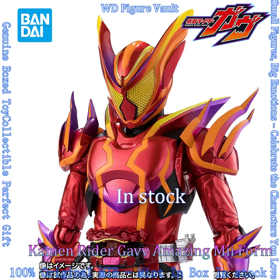 

In stock Bandai S.H.Figuarts Kamen Rider Gavv Amazing Mi form AmazinGummy Gavv Form Figures Anime Model Genuine Boxed Toy Gift
