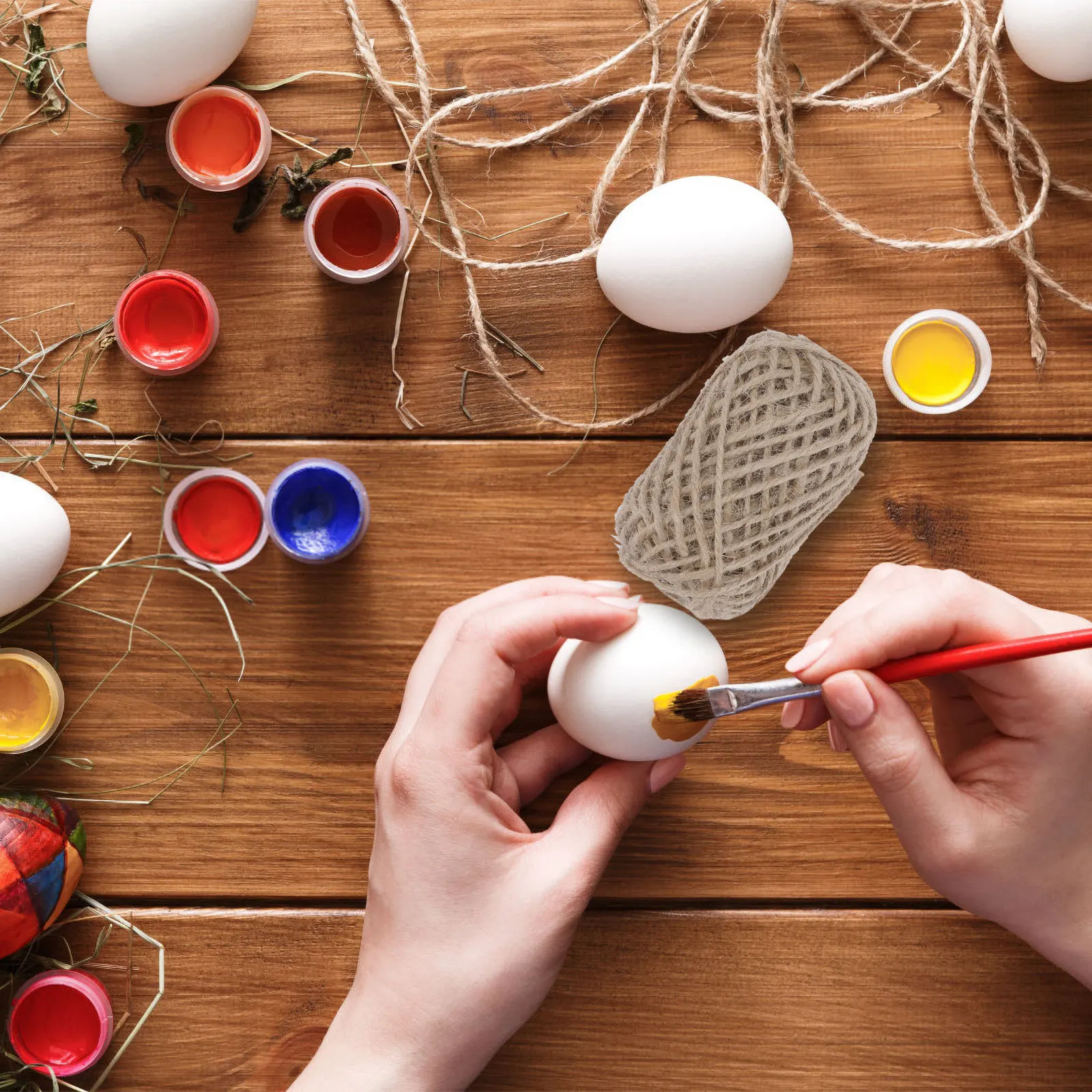 

24pcs 2 Rolls Diy Photo Wall Hemp Rope Jute Twine For Craft Decoration Handicraft Weaving Plant Hangers Garden Tying Cord