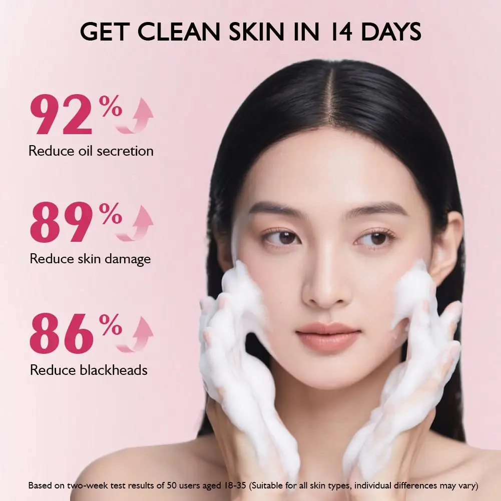 

Soug Sakura Amino Acids Facial Cleanser Repair Skin Oil Moisturizing Mild Barrier Care Control Foam Wash Skin Face T6W9