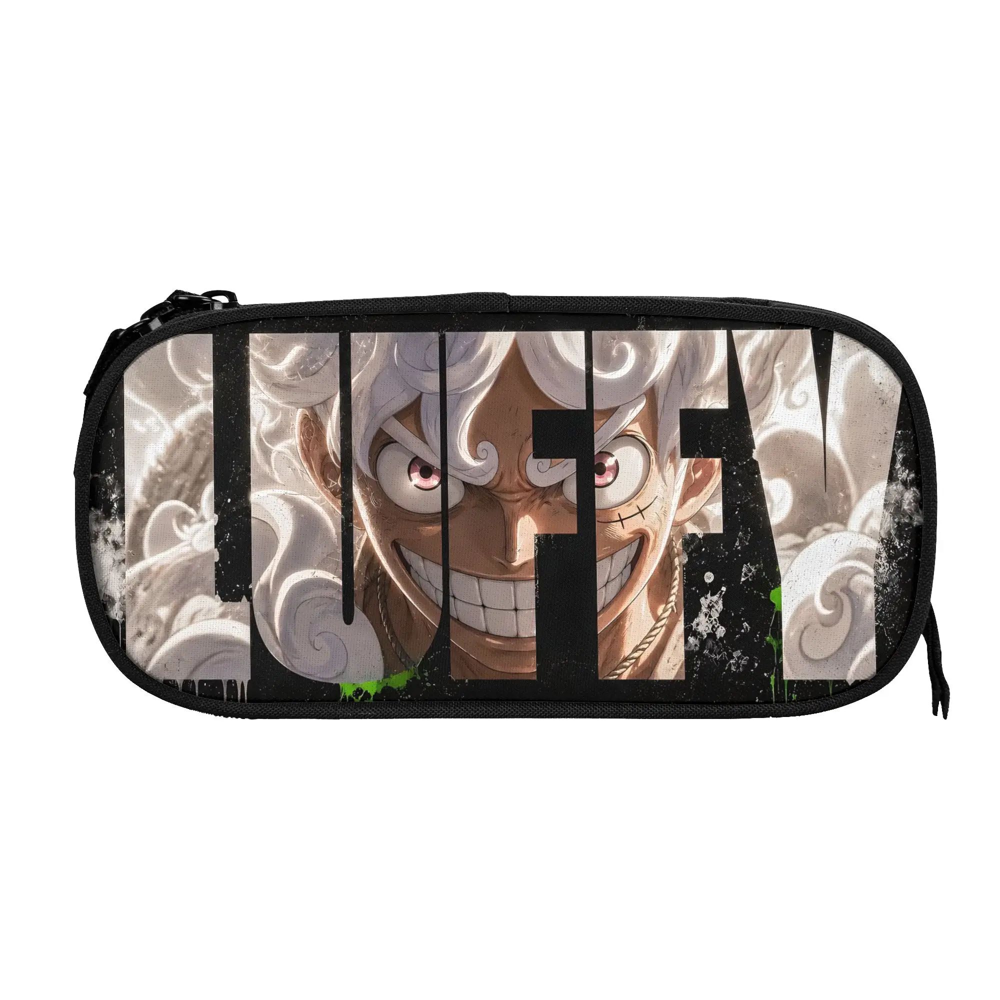 Custom Anime One piece Theme Large Capacity Bags for Child  School Pencil Bag for Boys Gilrs Kids