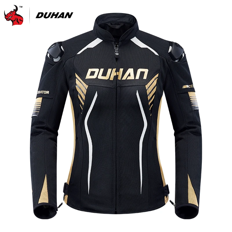 Summer Motorcycle Jacket Men And Women Breathable Mesh Motorbike Jacket Anti-fall Racing Jacket Night Reflective Fall Prevention